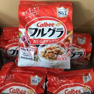 Ngũ cốc calbee đỏ date mới nhất 750g