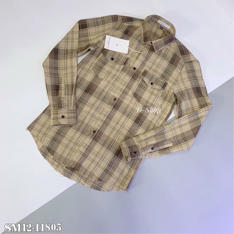 Sơ Mi Dài Tay Nam Kẻ Sọc Màu Đơn Giản Lịch Lãm