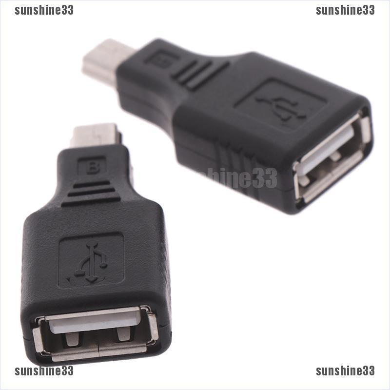 Đầu nối OTG USB 2.0 sang USB mini kết nối tín hiệu