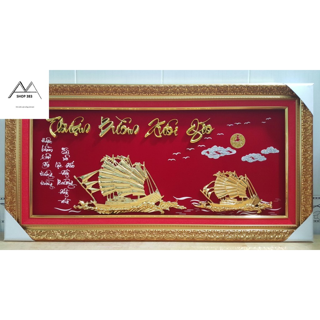 Tranh đẹp _ Tranh đá si vàng [ 8 MẪU ] vải nhung đỏ cao cấp cỡ 45x90 , sang trọng _quý phái _ nổi bật.