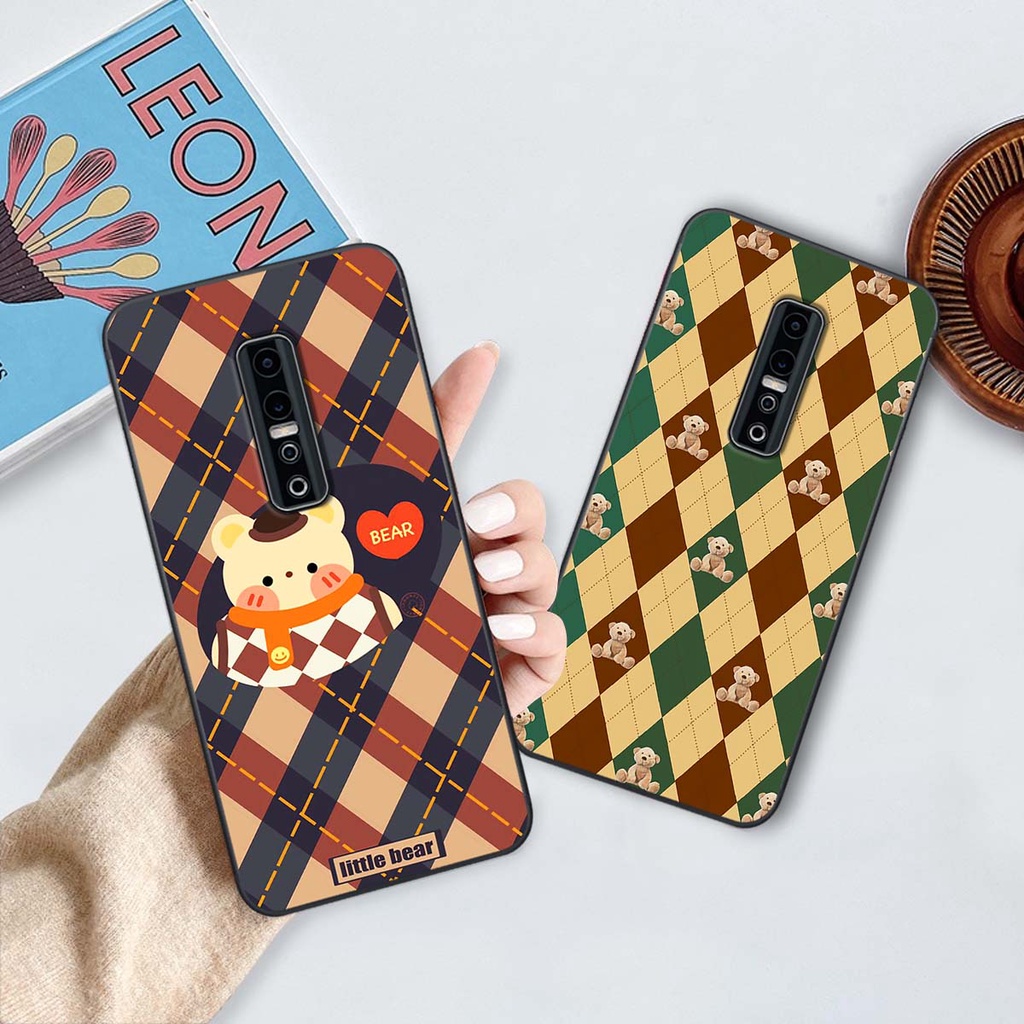 Ốp Vivo V17 Pro họa tiết hoa, gấu thời trang, ốp dẻo bền đẹp
