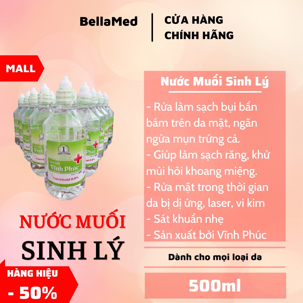 Nước muối sinh lý 500ml