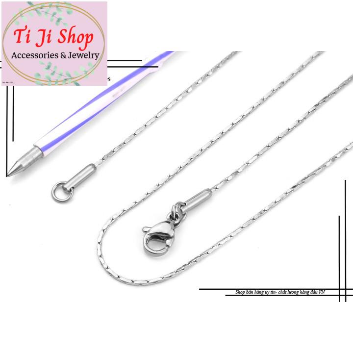 DÂY CHUYỀN NỮ INOX CỰC ĐẸP NHỎ NHÍ KHÔNG ĐEN - không đen,