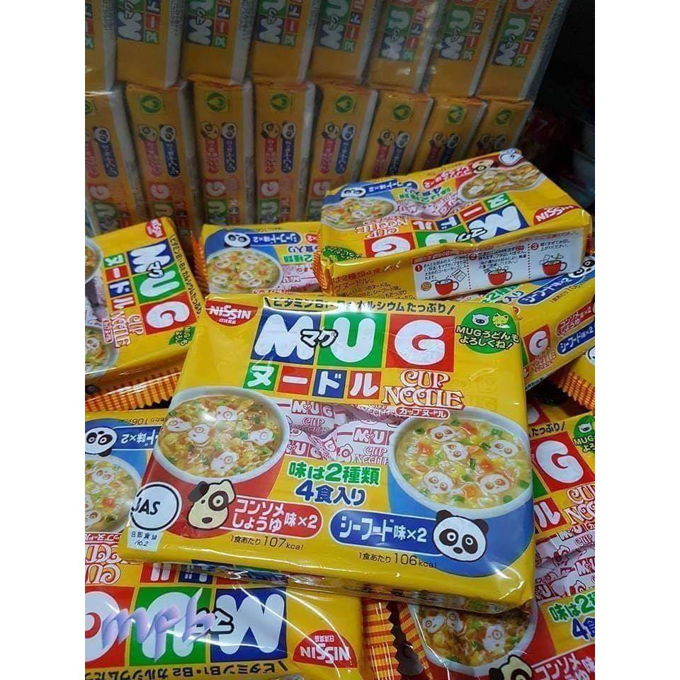 Mỳ Mug NISSIN Cho bé từ 7 tháng tuổi ( date mới nhất )