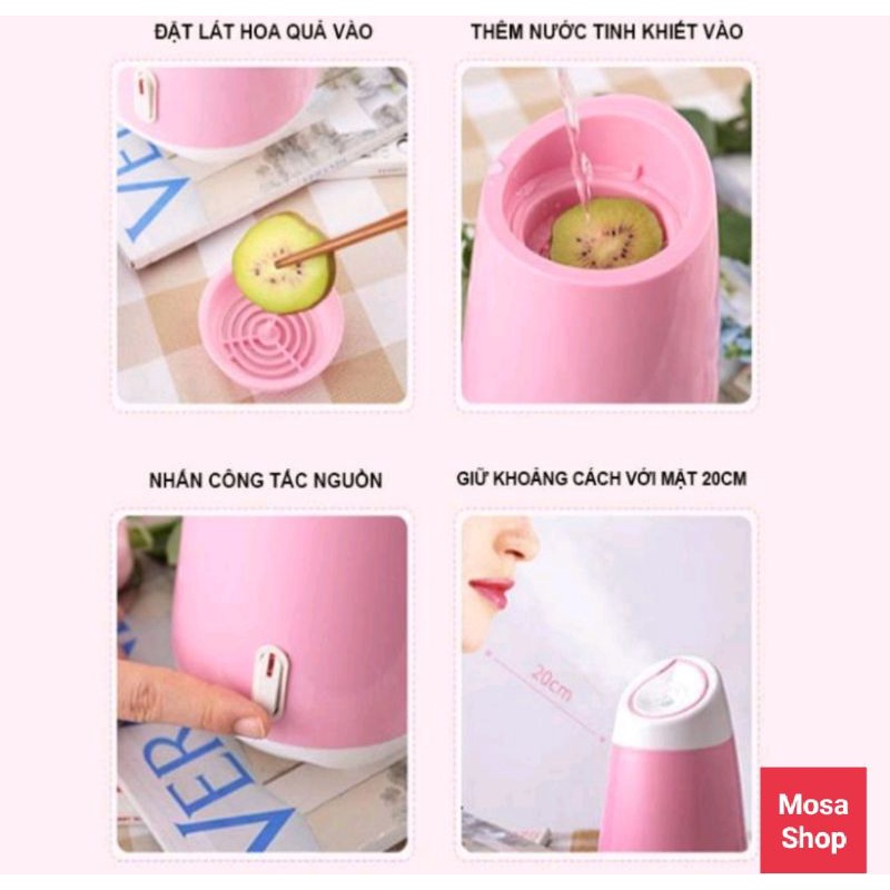 Máy Xông Mặt Xông Mũi Xông Họng Thảo Dược, Hoa Quả