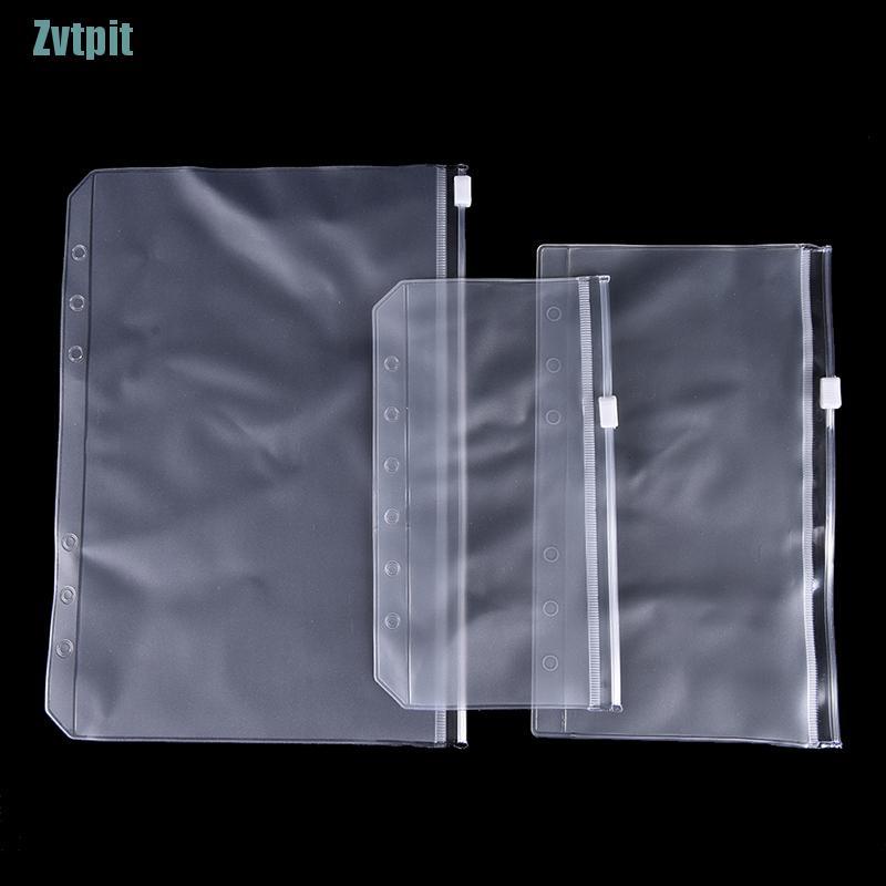 Túi zip trong suốt đựng tài liệu khổ A5/A6/A7