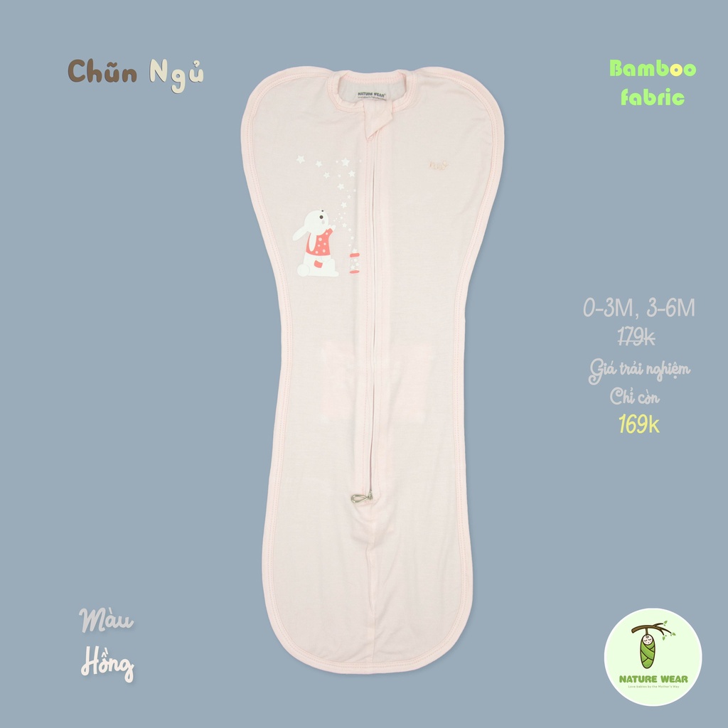 (0-6M) Chũn nhộng ngủ sơ sinh cho bé Nature Wear NW208 (katydang)
