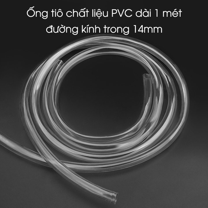 Dụng cụ bơm hút chất lỏng bằng tay tiện lợi chất liệu PVC cao cấp dài 1M2