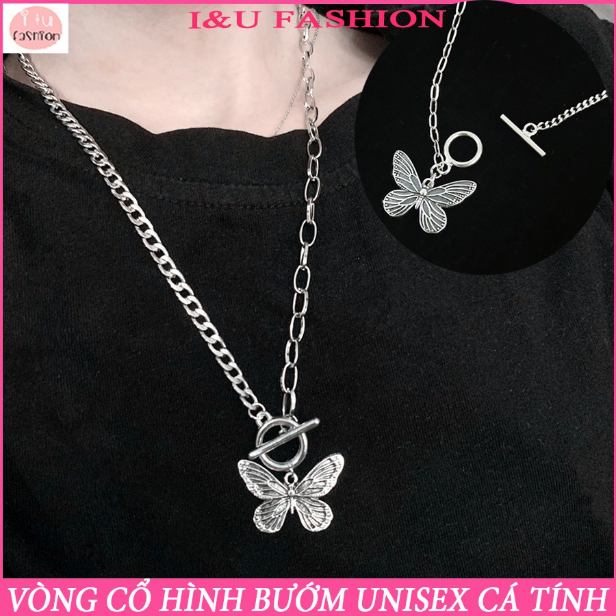 Vòng cổ dây chuyền UNISEX Nam nữ cá tính được thiết kế dây dẹt to bản với 2 kiểu dây trên 1 sản phẩm độc đáo VC-34