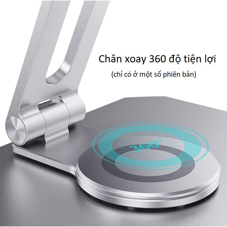 Giá đỡ nâng cao máy tính bảng, laptop chân xoay công thái học cho iPad, Macbook và tablet P61 L04 L02 Vu Studio