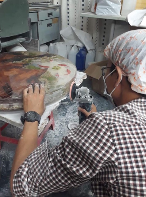 Keo đổ nhựa làm khuôn tranh 3D trong suốt Epoxy Resin Ultra Clear Crystal 1kg