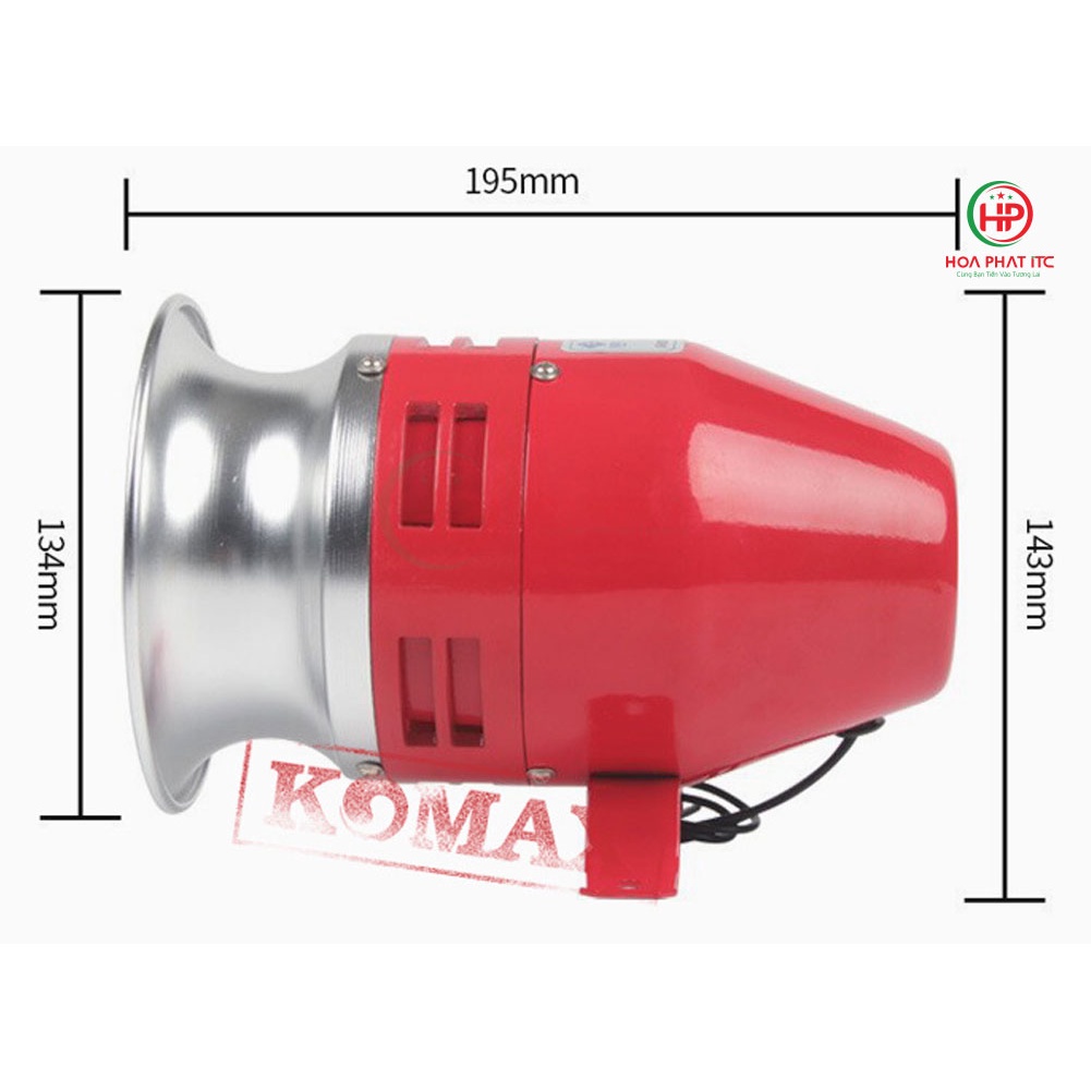 Còi hú Motor MS-390 công suất lớn