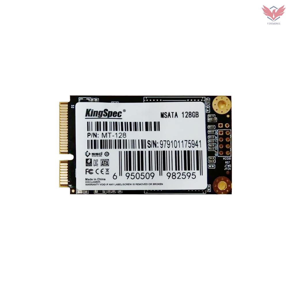 Ổ Cứng Ssd Kingspec Msata Mini Pci-E 128g Mlc Cho Máy Tính Bàn / Laptop