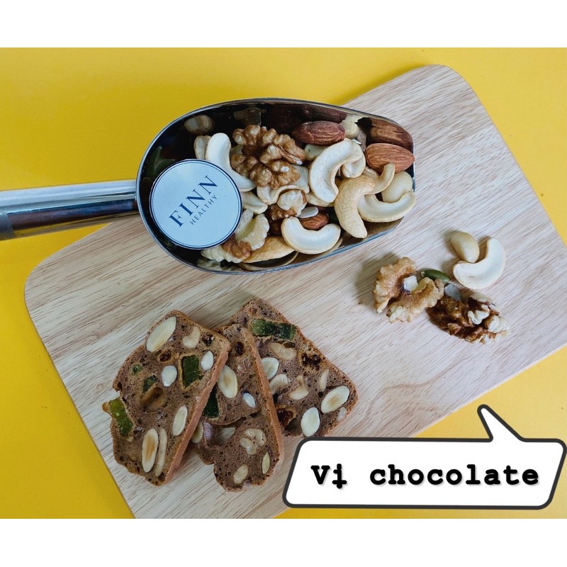 BÁNH BISCOTTI NGUYÊN CÁM GIẢM CÂN 250g by FINNHEALTHY | BigBuy360 - bigbuy360.vn