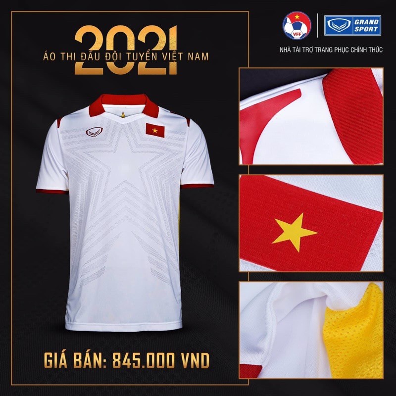 Áo thi đấu Việt Nam 2021