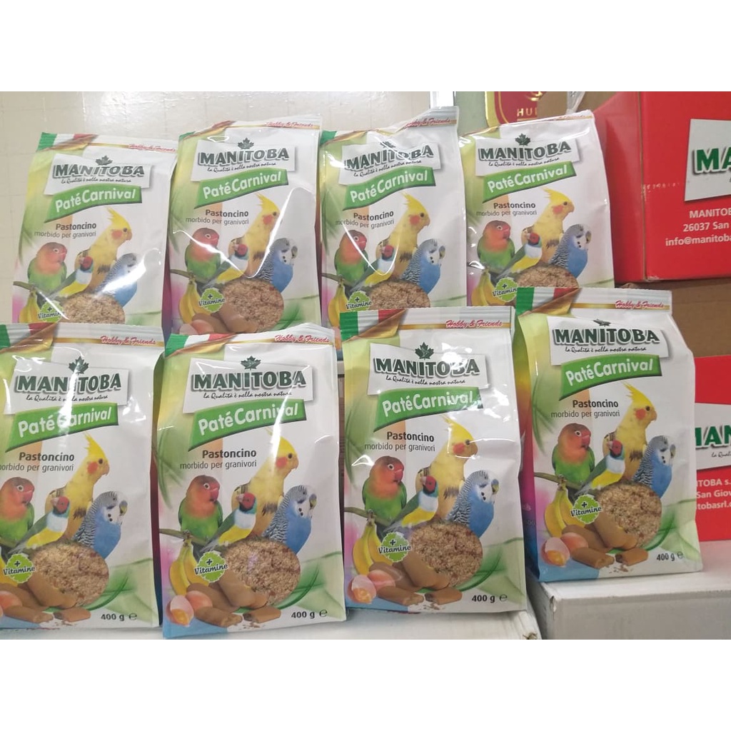 CÁM TRỨNG MANITOBA CHO VẸT GÓI 400G