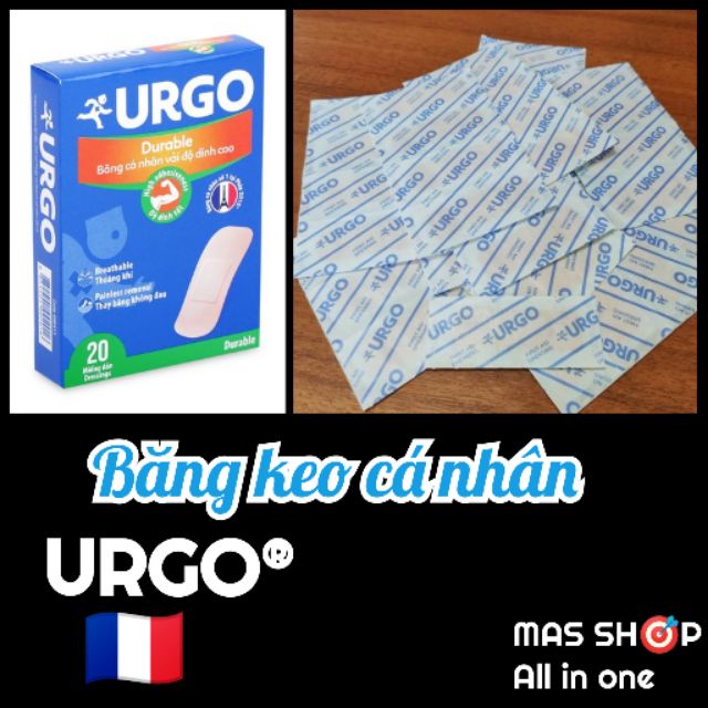 Combo 6 miếng Băng keo cá nhân URGO chất lượng cao bán chạy nhất tại Pháp thumbnail