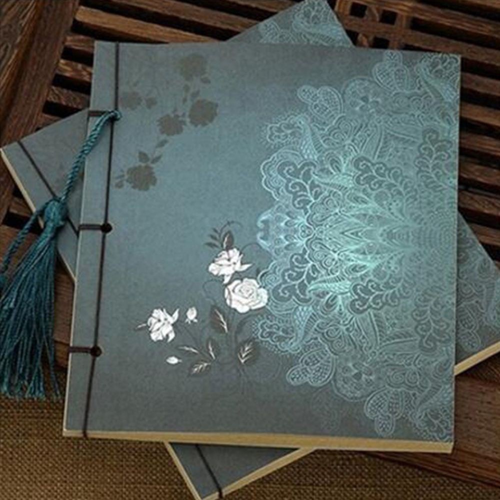 Sổ ghi chú phối tua rua phong cách Trung Hoa cổ điển độc đáo xinh xắn tiện dụng cho trường học