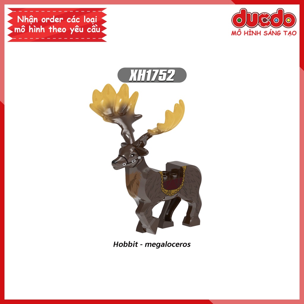 Minifigures hươu trong The Hobbit Chúa Tể Những Chiếc Nhẫn - Đồ chơi Lắp ghép Xếp hình Mô hình Mini XINH X1751 XH1752