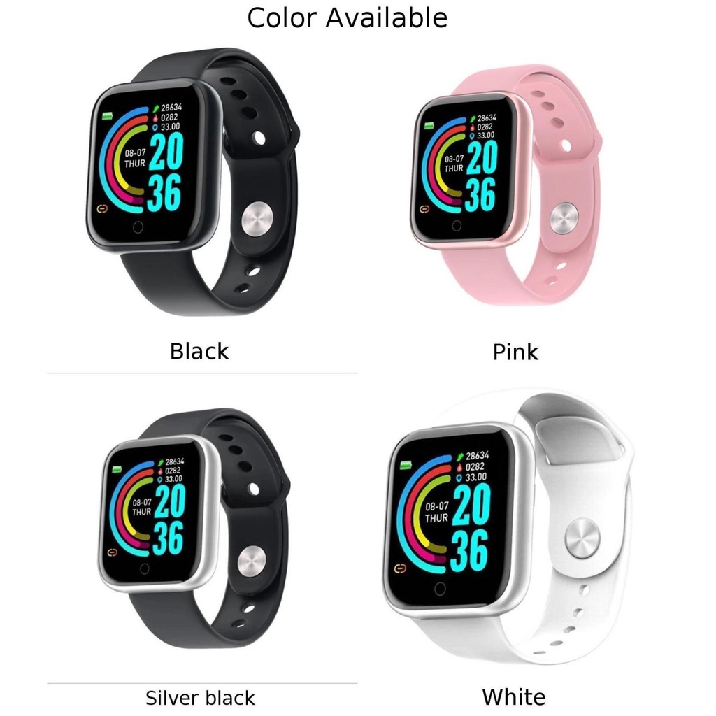 Bộ Đồng Hồ Thể Thao Thông Minh Euphemia_Y68 Màn Hình 1.44 inch