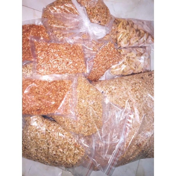 1kg thịt đầu tôm khô sạch vỏ cực ngon ngọt y hình