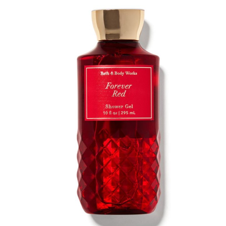 Gel tắm cao cấp authentic Bath &amp; Body Works Shower Gel Forever Red 295ml Mỹ)