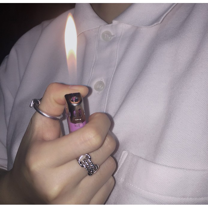 Nhẫn Cặp Thiết Kế Thắt Chéo Độc Đáo 22022