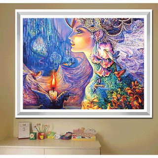 Tranh Đính Đá ABC 3D Long Nữ 6094 (KHÁCH TỰ ĐÍNH) KT:70X57CM