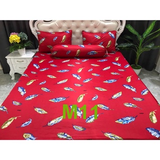 [GIÁ RẺ NHẤT] BỘ DRAP THUN LẠNH HÀN QUỐC MẪU LÁ 4 MÓN