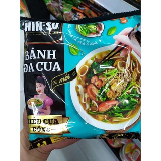 (Thùng 15 gói) Chin-su Phở bò, Hủ tíu nam vang, Hủ tíu bò kho, Bánh đa cua, Miếng gà hầm măng