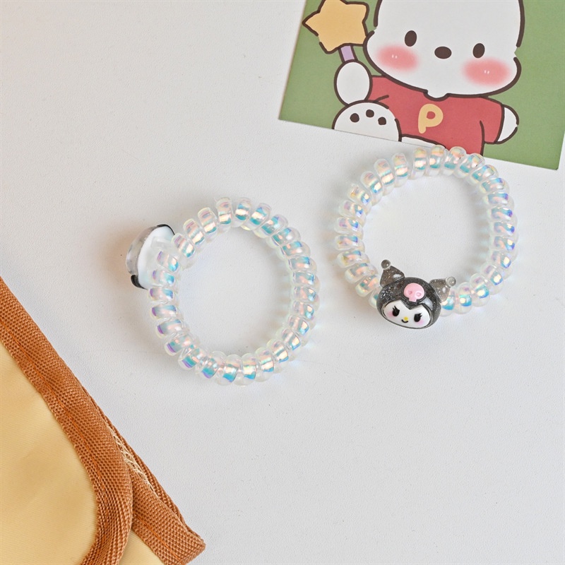 Dây Buộc Tóc Cao Su Kiểu Dáng Động Vật Hoạt Hình Dễ Thương Cho Nữ