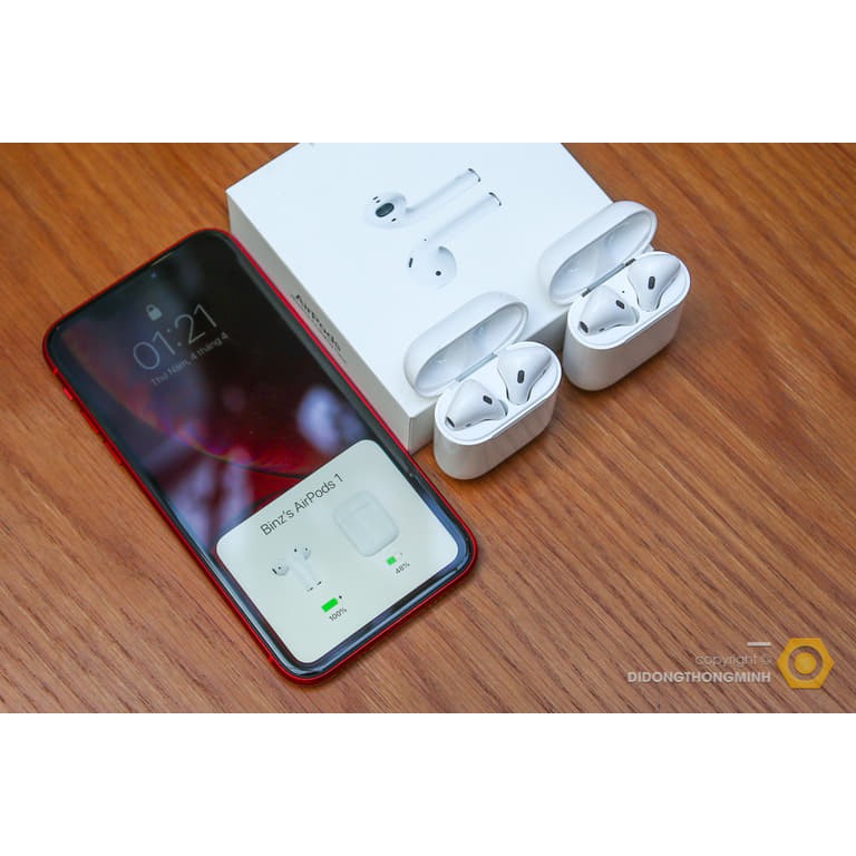 [Cao Cấp] Tai nghe Airpods 2 Bluetooth Phiên Bản 5.0 Dùng Cả IOS & Android Đổi Tên Định Vị Sạc Không Dây Bass Trầm Ấm