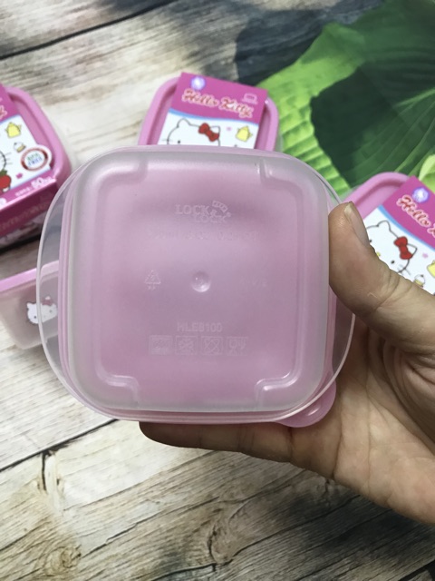 Set Hộp trữ thực phẩm locknlock hello kitty 260ml | BigBuy360 - bigbuy360.vn