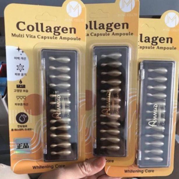Viên Collagen tươi Ammud Multi Vita Ampoule Hàn Quốc vỉ 12 viên
