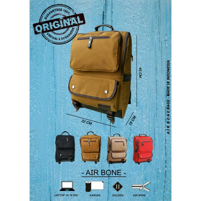 Ba lô vải Canvas thời trang cho nam mua 1 GET 2669