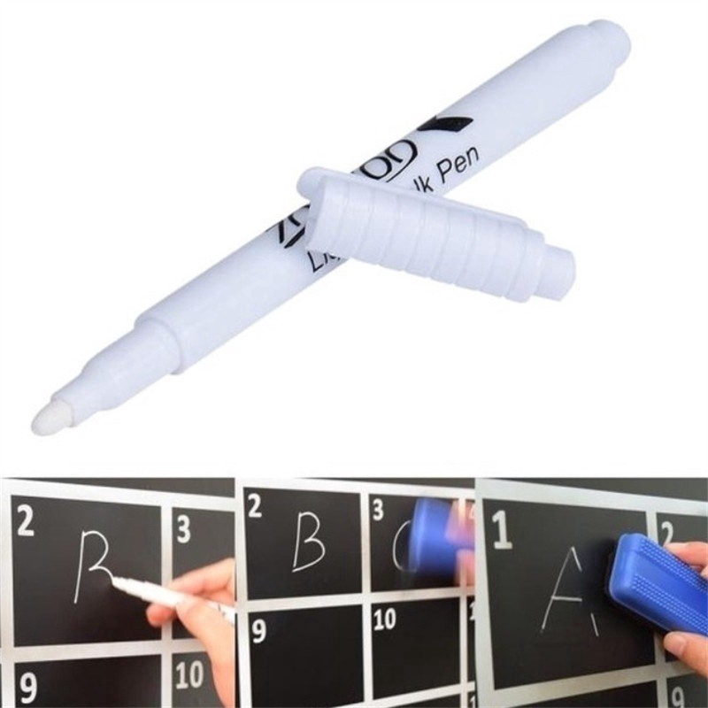 Bộ 40 nhãn tên + phấn vẽ dạng lỏng cho hủ đựng đồ ăn