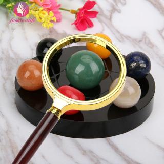 Kính lúp phóng đại gấp 10 lần tay cầm 180/70/60mm dùng để soi trang sức