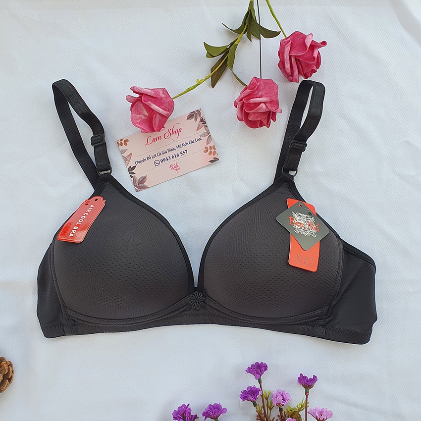 [2827] Áo Lót Thái Lan - Trơn, Mỏng, Không Gọng, Không Đệm - Có Lỗ Thông Khí Thoáng Mát.