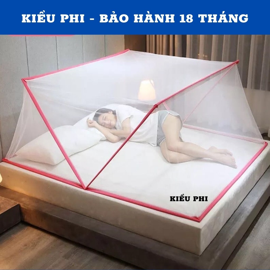 Màn chụp người lớn chống muỗi - Mùng xếp tự bung gấp gọn cao cấp Kiều Phi