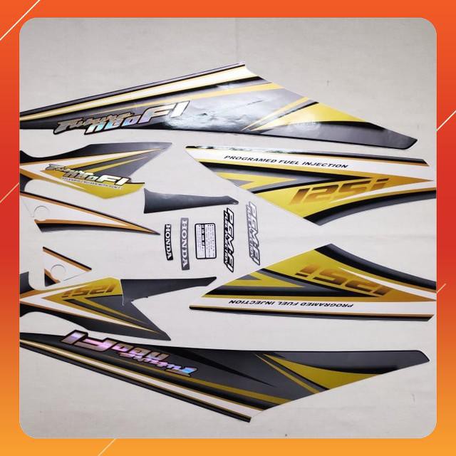 [CỰC RẺ]  BỘ TEM 3 LỚP MẪU ZIN CHO FUTURE NEO FI ĐỜI 2009 - MÀU VÀNG