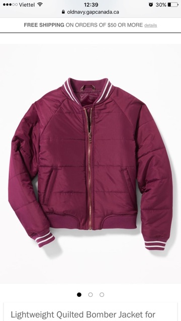 Áo Bomber Bé Trai &amp; Bé Gái Purle Old Navy