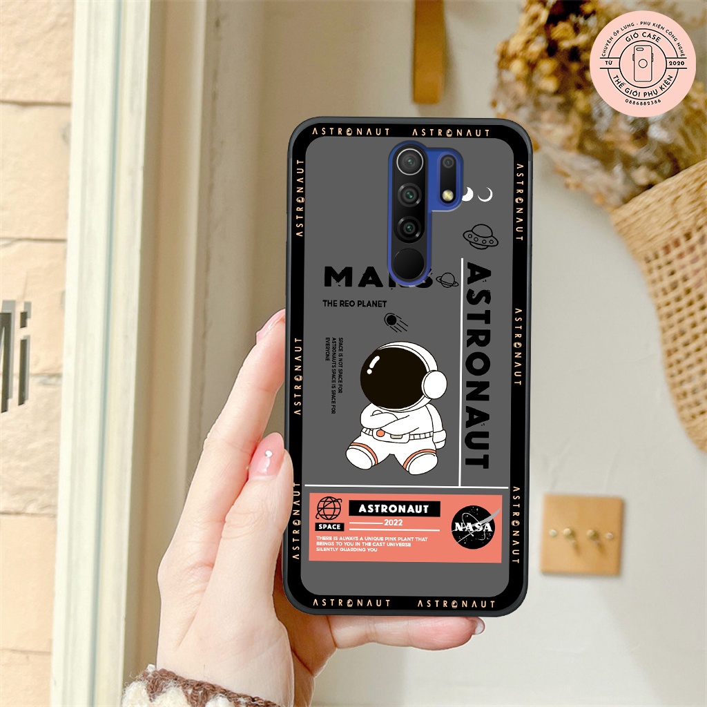 Ốp lưng Xiaomi Redmi Note 8 Pro/ Redmi 8/ Redmi 9 vũ trụ astronaut phiên bản mới, ốp bảo vệ điện thoại giá rẻ