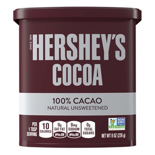 Bột cacao Hershey's Cocoa powder (Hershey’s Cocoa Natural Unsweetened 100% Cocoa)- 226gr