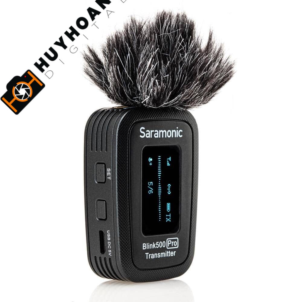 Micro thu âm không dây Saramonic Blink 500 Pro B6 cổng Type C ( 2phát + 1thu) - Hàng Chính Hãng