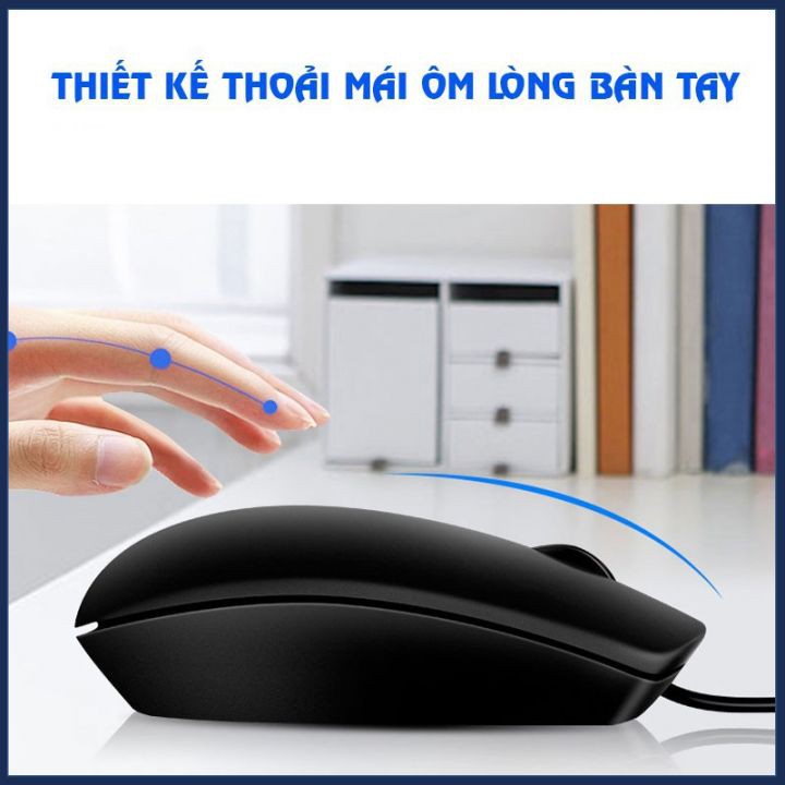 Chuột máy tính có dây Dell MS116 hàng chính hãng bảo hành 12 tháng