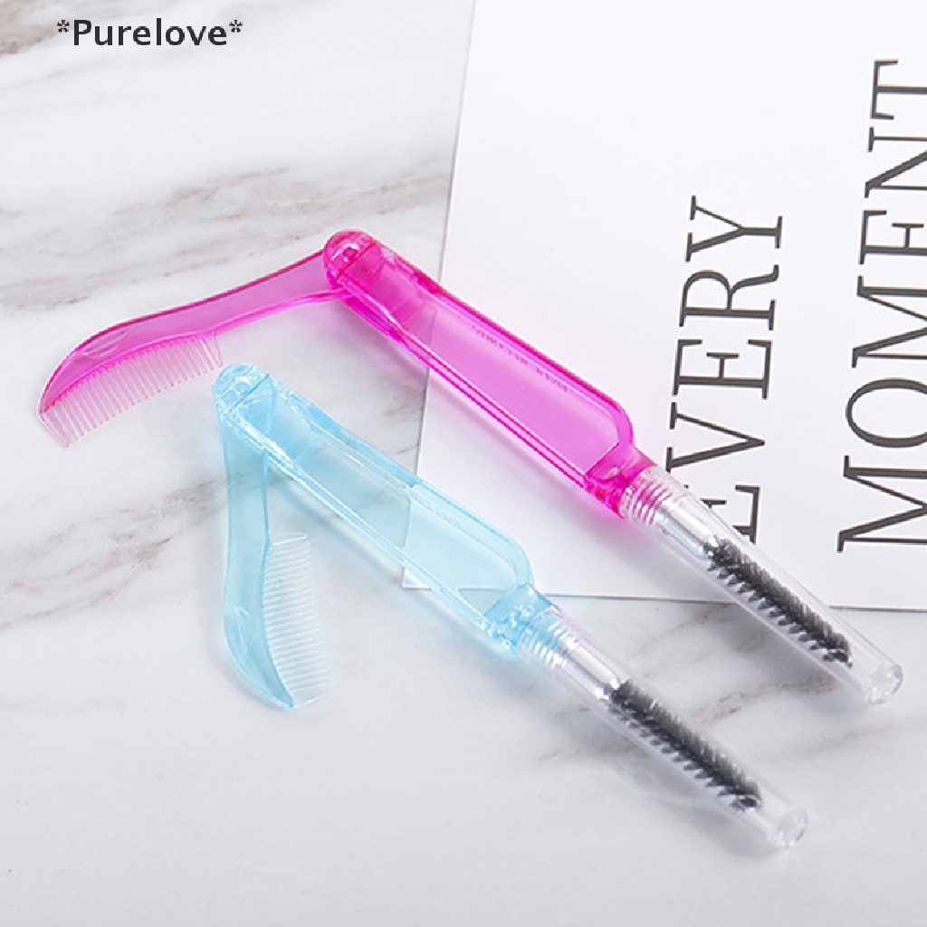 Lược Chải Lông Mi / Lông Mày Bằng Thép Không Gỉ Đa Năng Tiện Lợi