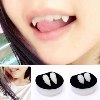 Răng Nanh Giả 2 Răng Hóa Trang Ma Cà Rồng Ngày Halloween