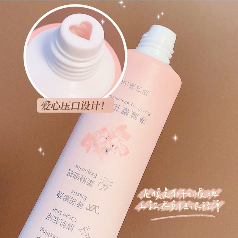 Mặt nạ bùn trắng da Hoa Anh Đào LEVIKO 90g da căng mịn kiểm soát dầu làm sạch sâu A260