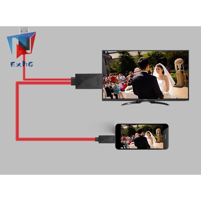 Cáp chuyển đổi truyền hình 1.8M MHL HML Micro USB sang HDMI 1080P cho Samsung Galaxy