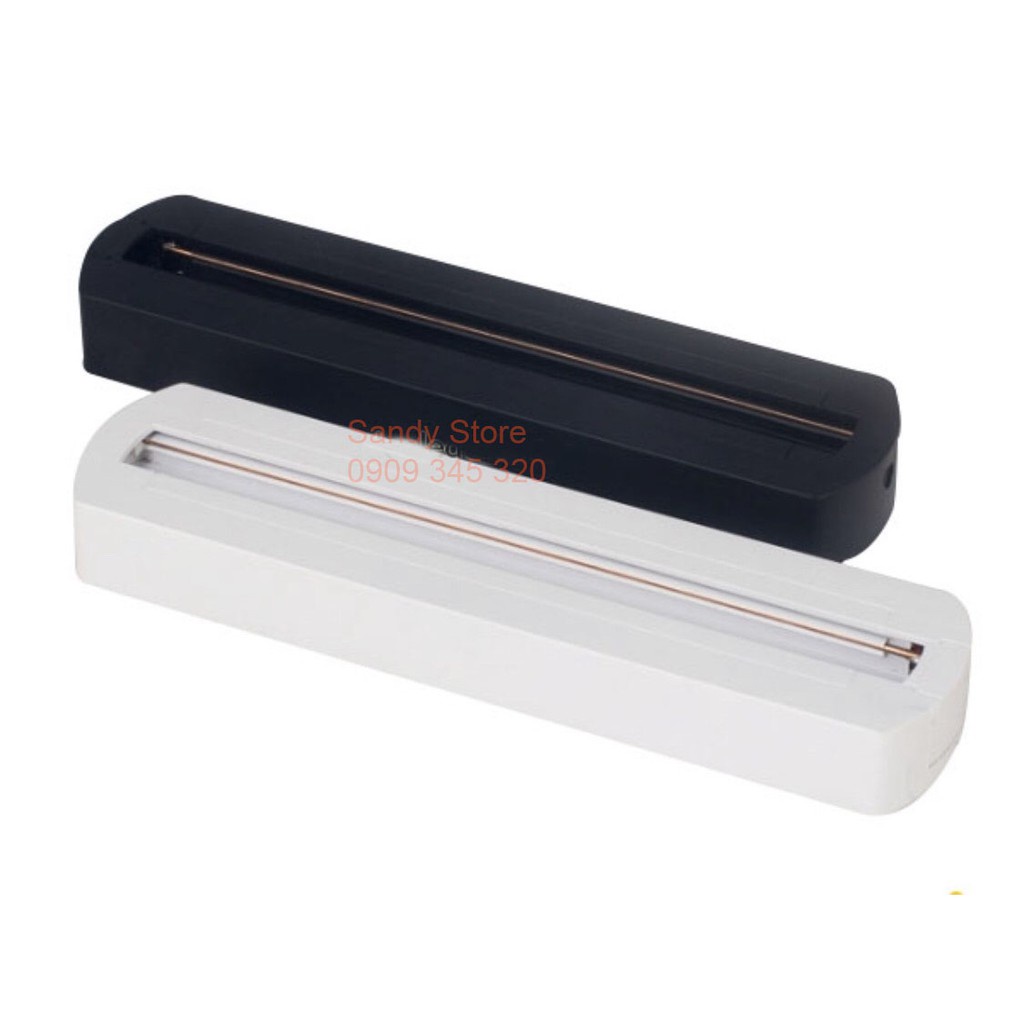 Đế đơn cho 1 đèn rọi, đèn chiếu điểm, kiểu đế dài hoặc tròn, dùng cho 1 đèn ray, bảo hành 12 tháng